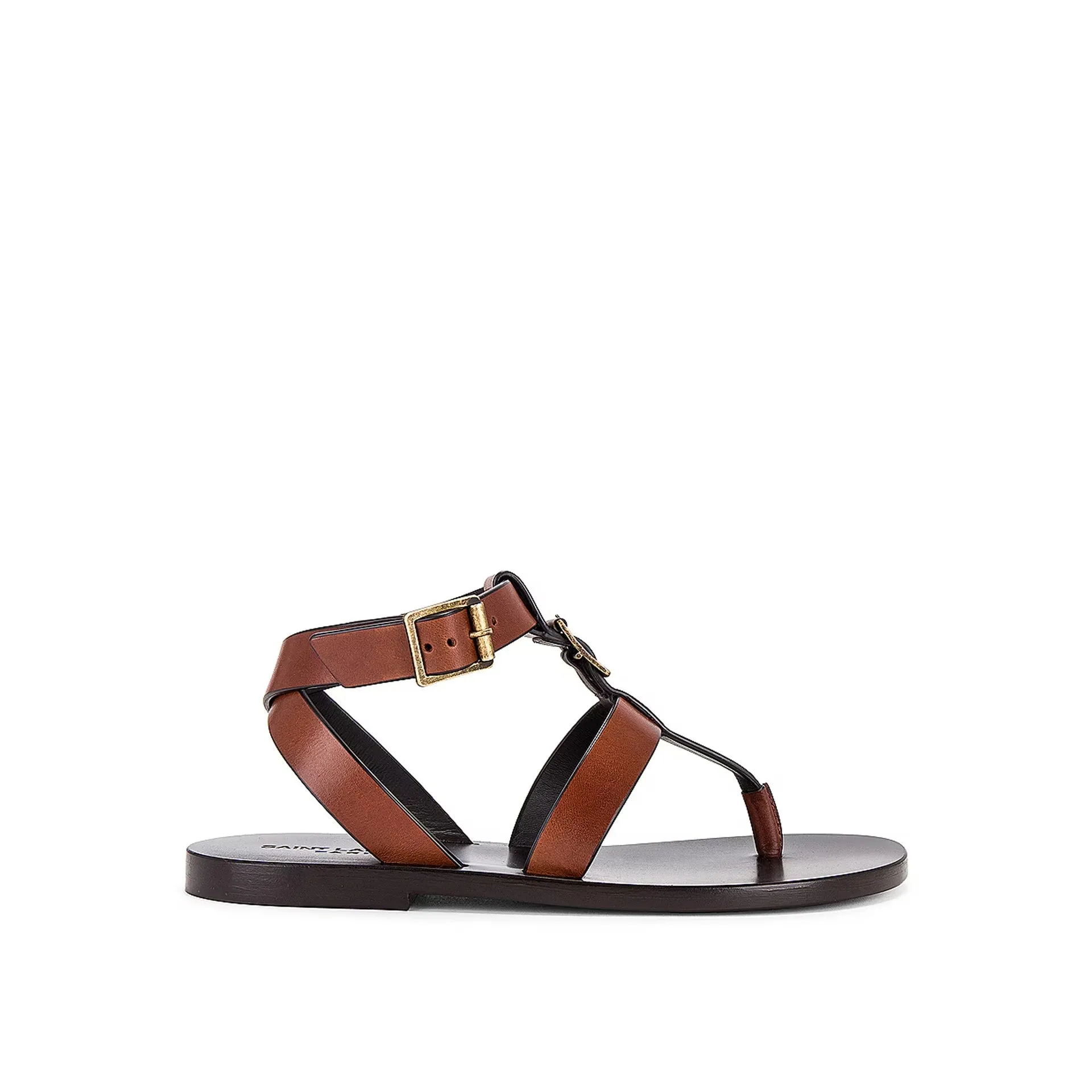 SAINT LAURENT Chic Hardy Leather Sandals for Women