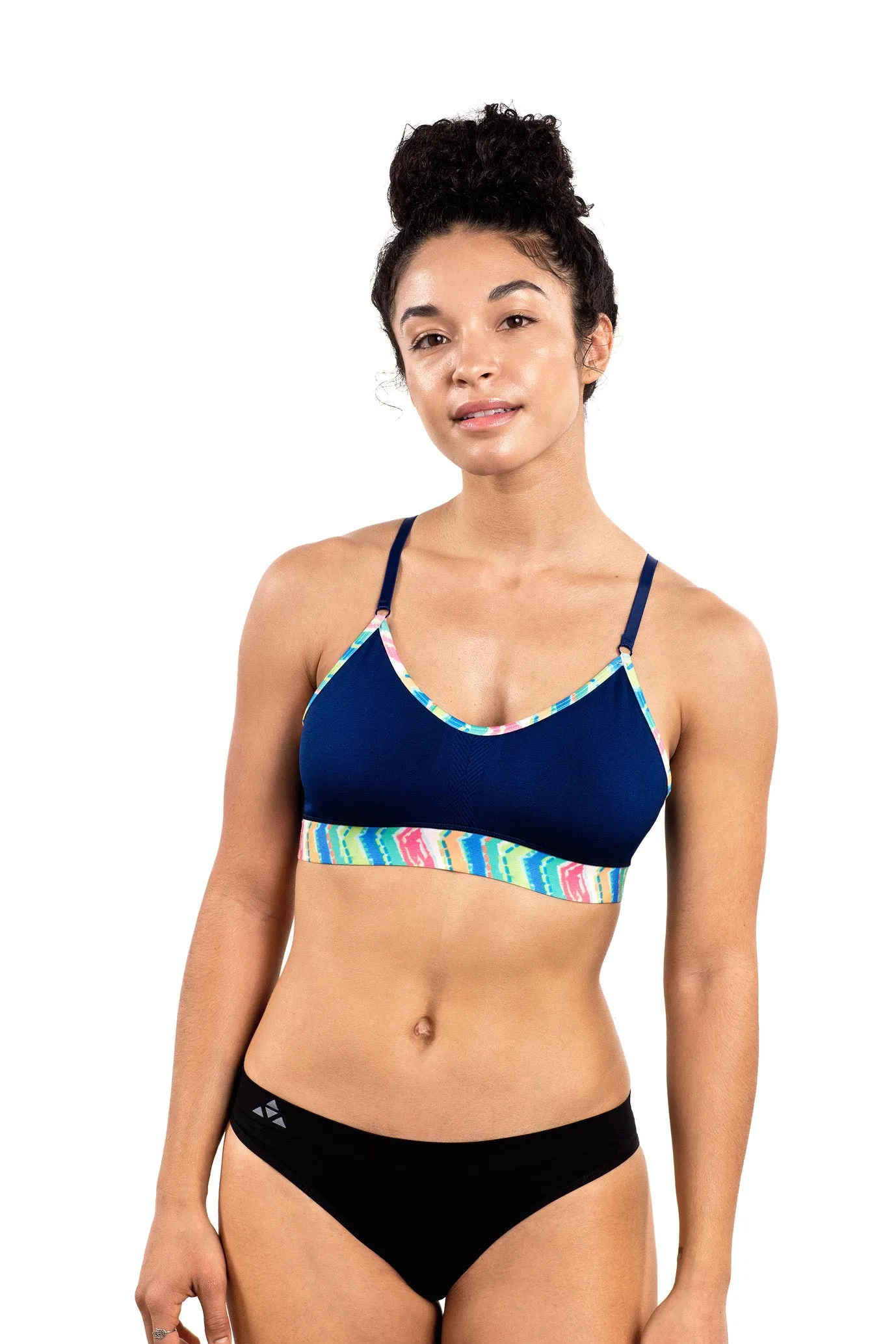 Seamless Day Bra | Navy Holo