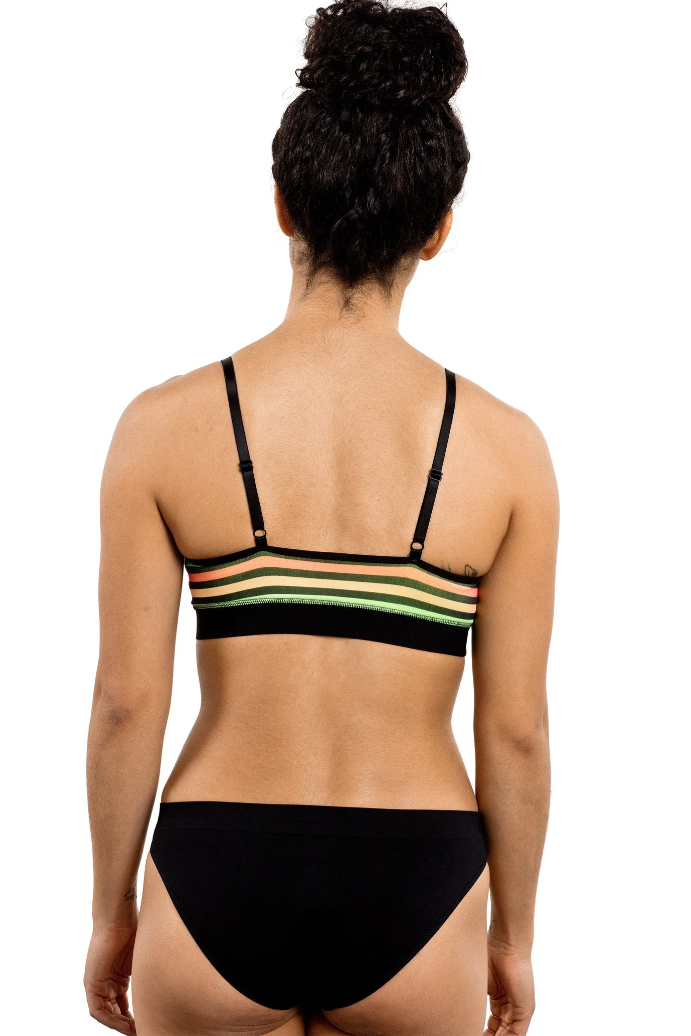 Seamless Day Bra | Retro Stripe