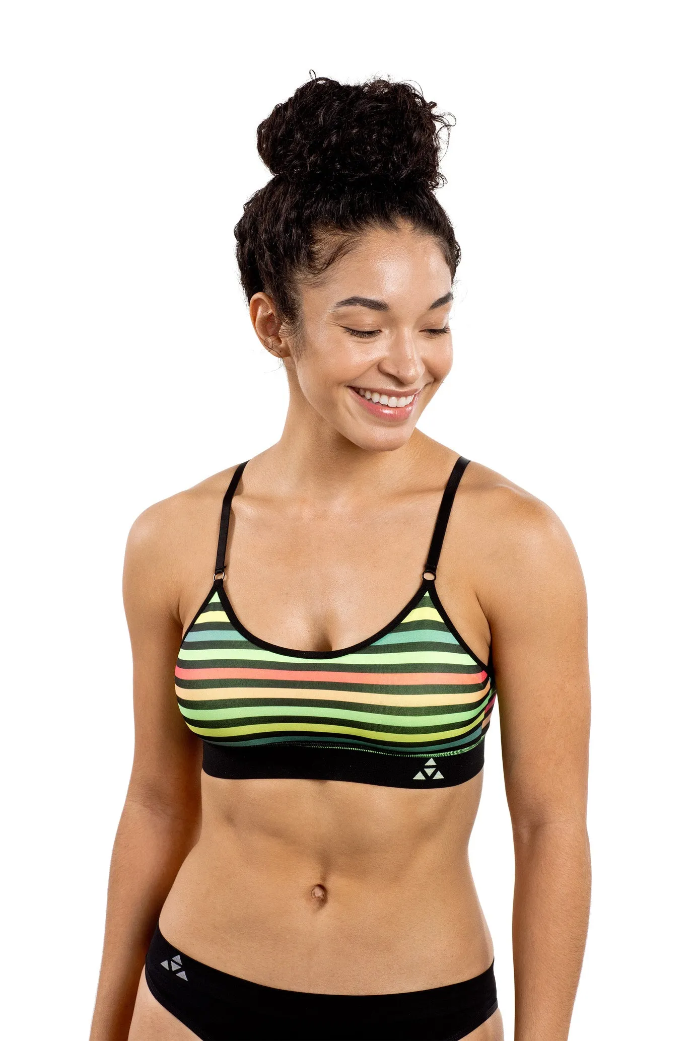 Seamless Day Bra | Retro Stripe