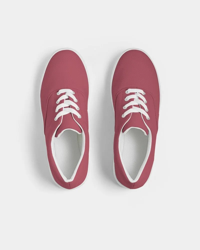Shaded Midtone Pink Canvas Sneakers | Women's | C0M80Y40K30