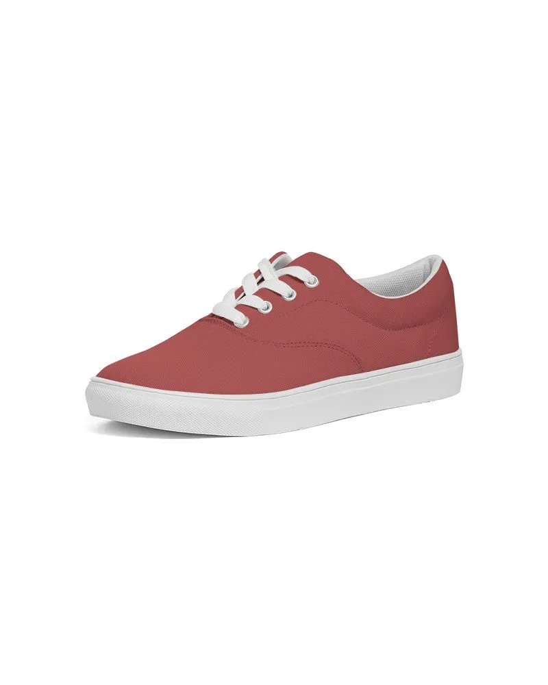 Shaded Midtone Red Canvas Sneakers | Women's | C0M80Y60K30