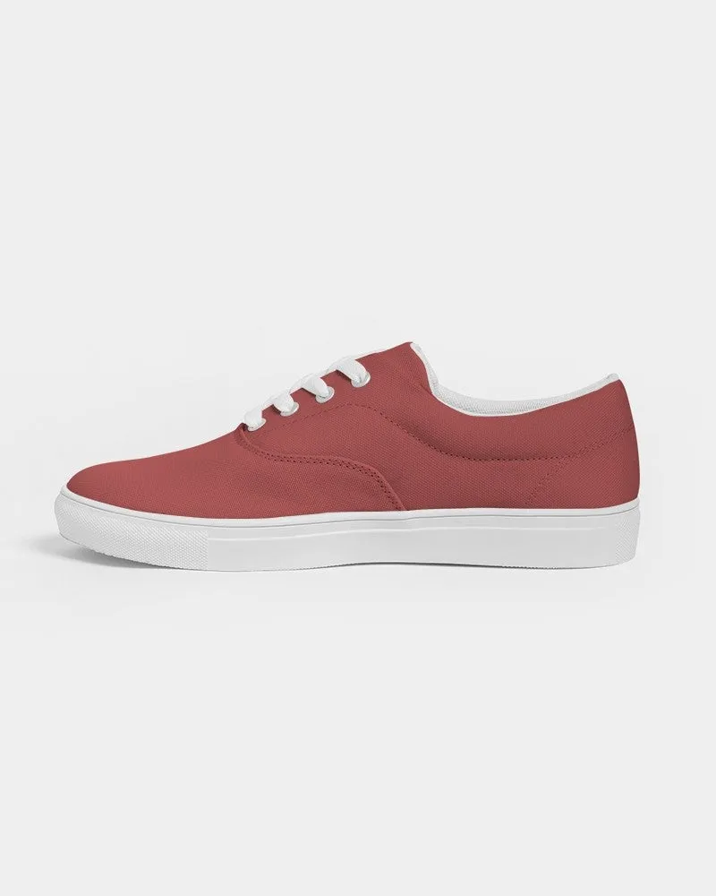 Shaded Midtone Red Canvas Sneakers | Women's | C0M80Y60K30