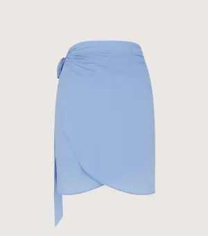 Short UPF 50  Sarong - Cornflower