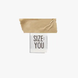 Size Me Size You | 6 Sew-in Labels
