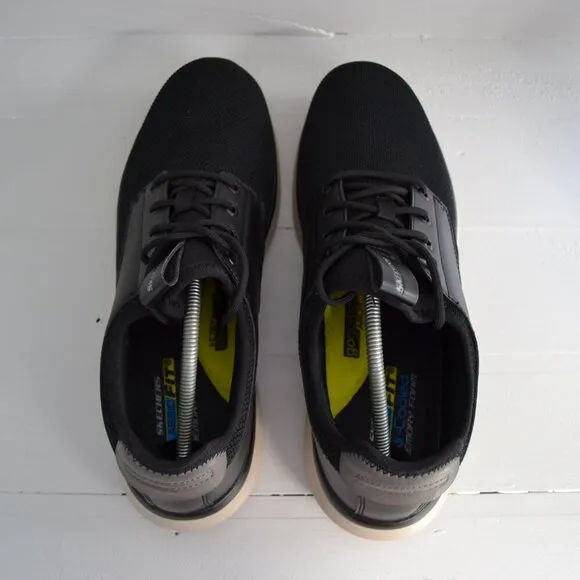 Skechers Black Sneakers Men's 13 Goga Mat Arch Classic Air Cooled Memory Foam