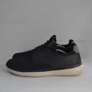Skechers Black Sneakers Men's 13 Goga Mat Arch Classic Air Cooled Memory Foam