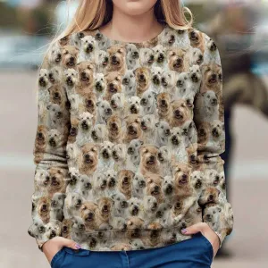 Soft-coated Wheaten Terrier - Full Face - Premium Sweatshirt
