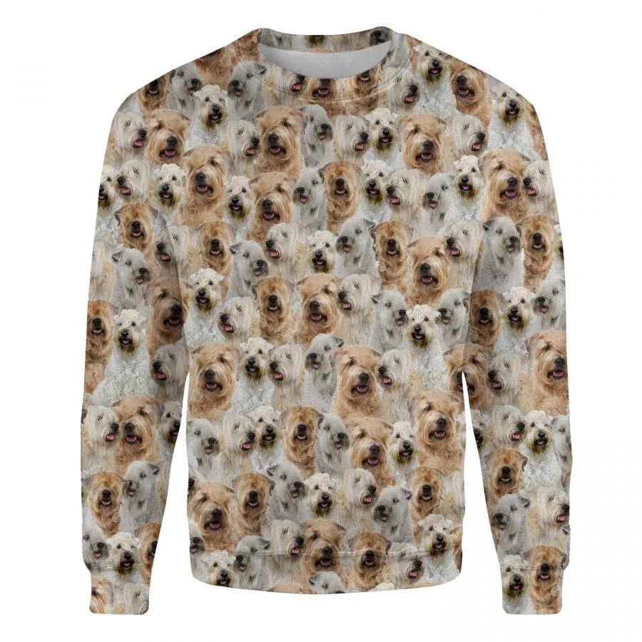 Soft-coated Wheaten Terrier - Full Face - Premium Sweatshirt