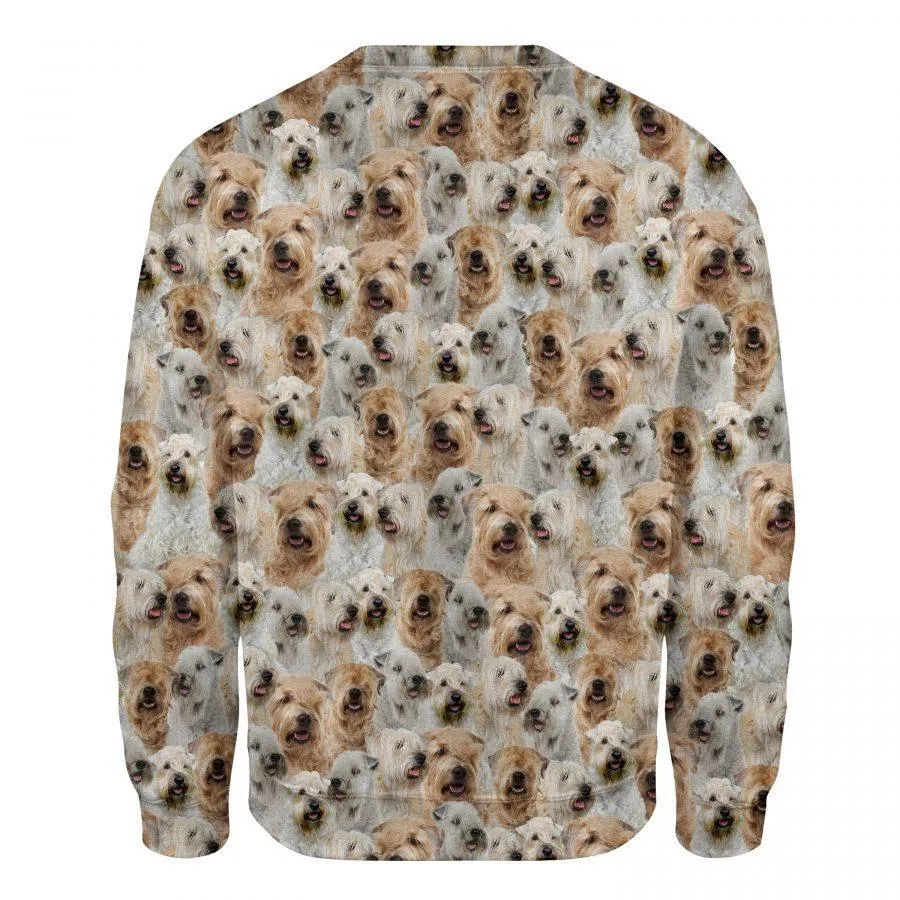 Soft-coated Wheaten Terrier - Full Face - Premium Sweatshirt