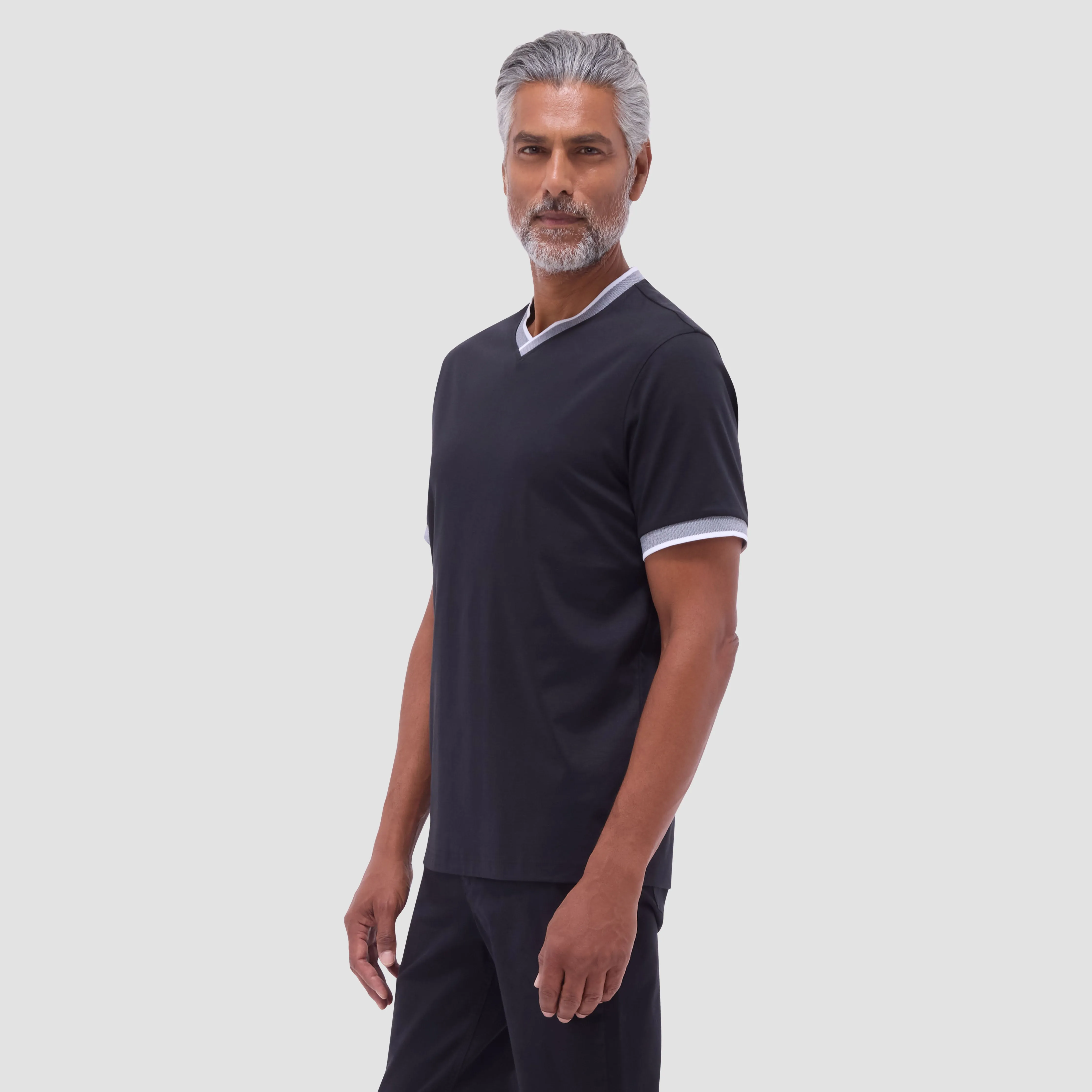 Solid Crew Neck T-Shirt