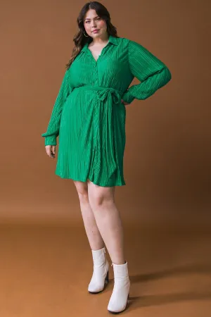 Solid Woven Mini Dress