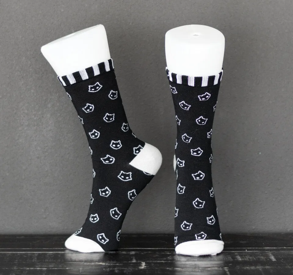 Spooky Cat Socks (One Size)