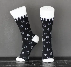 Spooky Cat Socks (One Size)