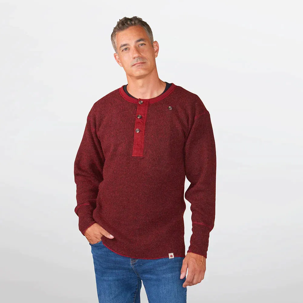 Stanfields Heritage Heavyweight Wool Henley