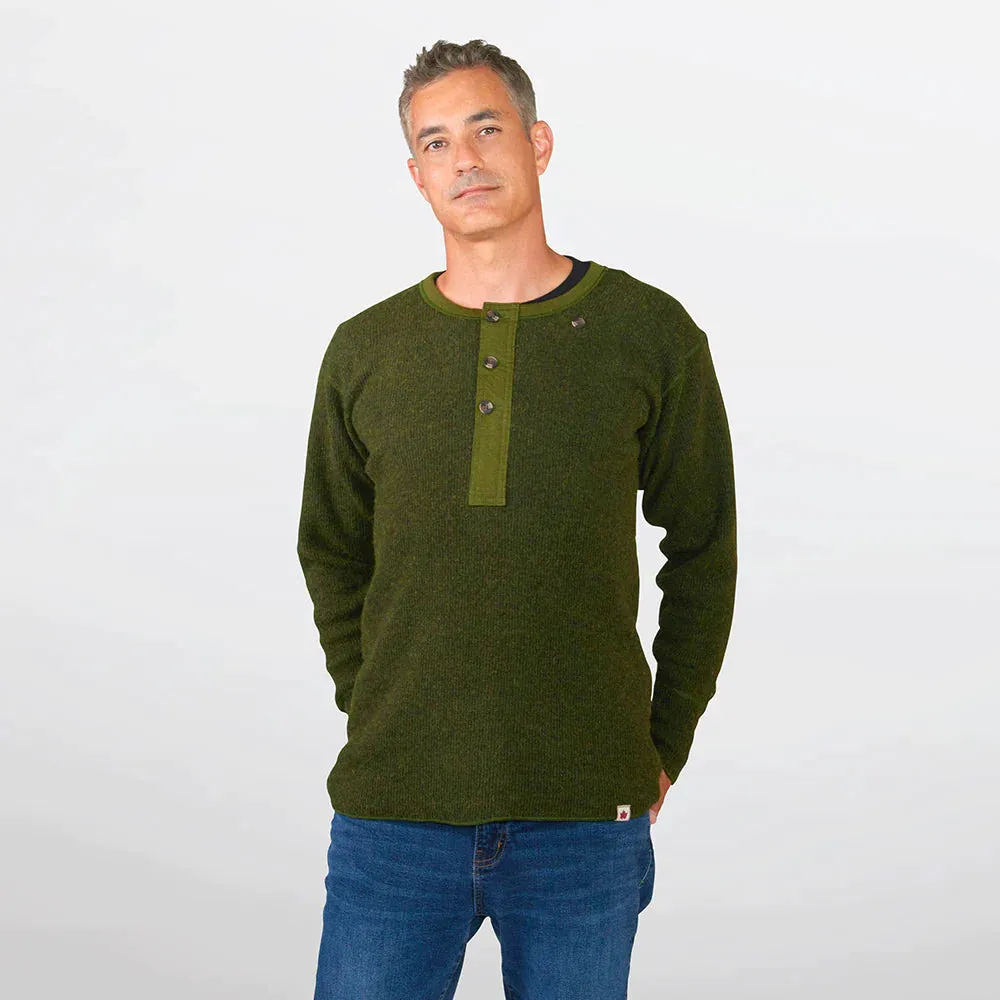 Stanfields Heritage Heavyweight Wool Henley