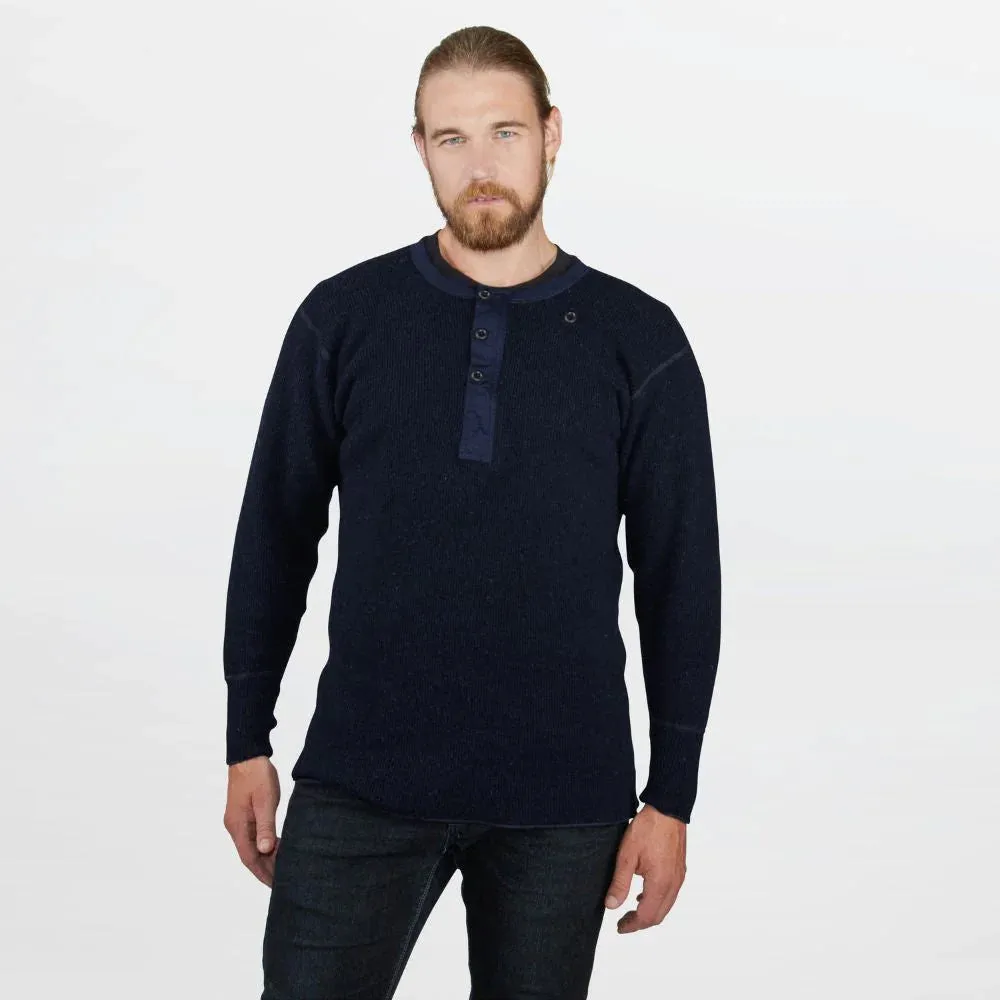 Stanfields Heritage Heavyweight Wool Henley