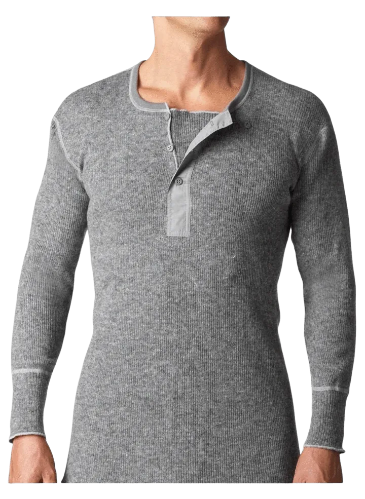 Stanfields Heritage Heavyweight Wool Henley