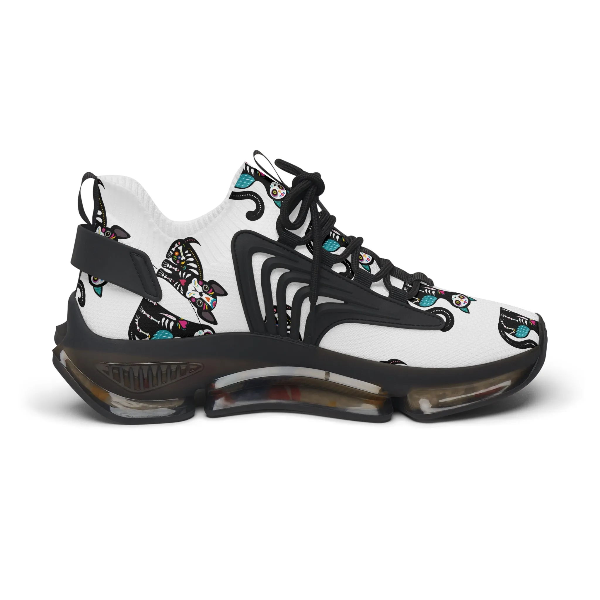 Stylish Women's Mesh Sneakers with Fun Cat Design - Perfect for Everyday Wear