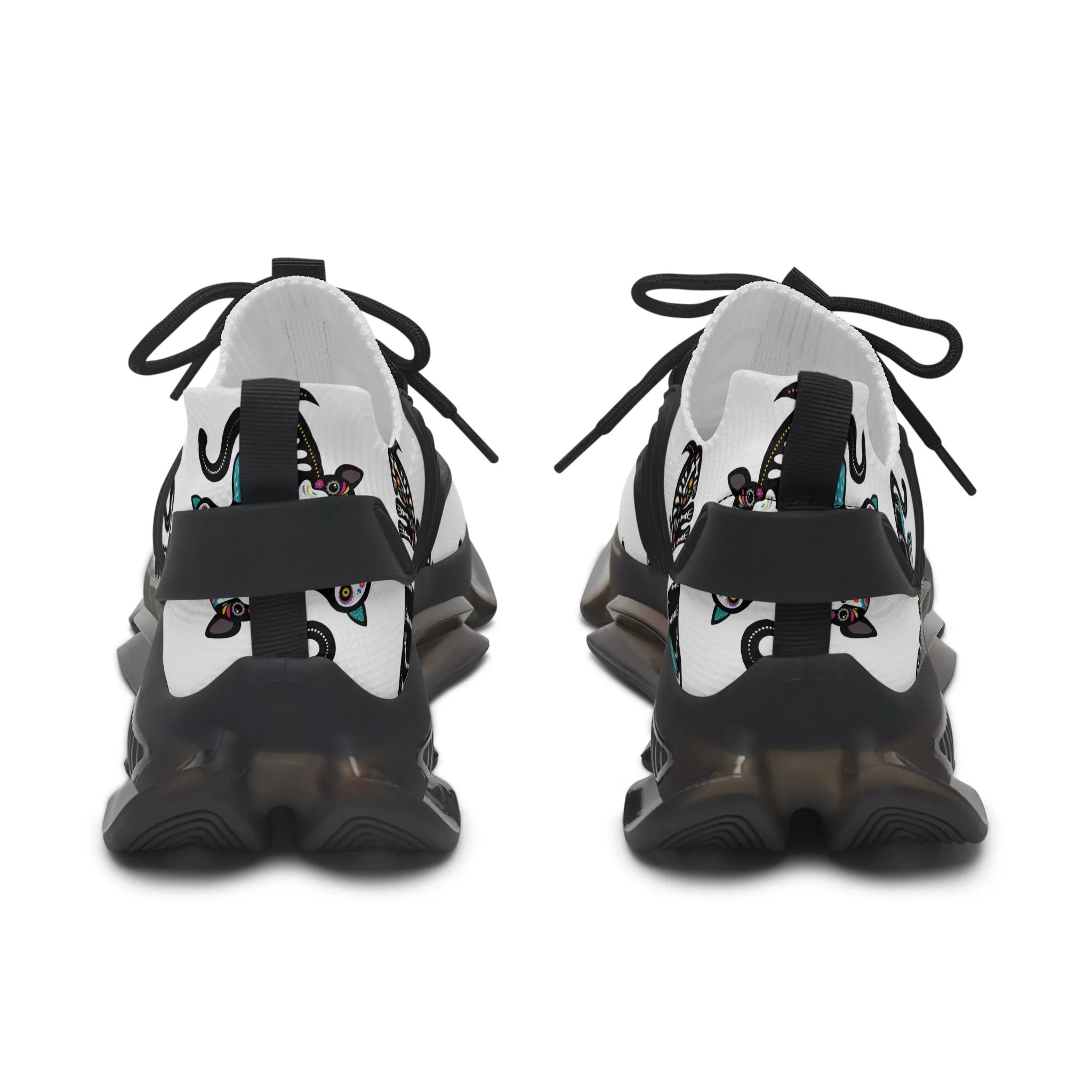 Stylish Women's Mesh Sneakers with Fun Cat Design - Perfect for Everyday Wear