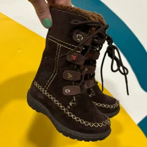 Suede Side-zip Boots, 4.5C // Timberland