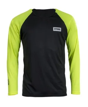 T-shirt DRYFIT LONG SLEEVE BLACK/FLUO YELLOW