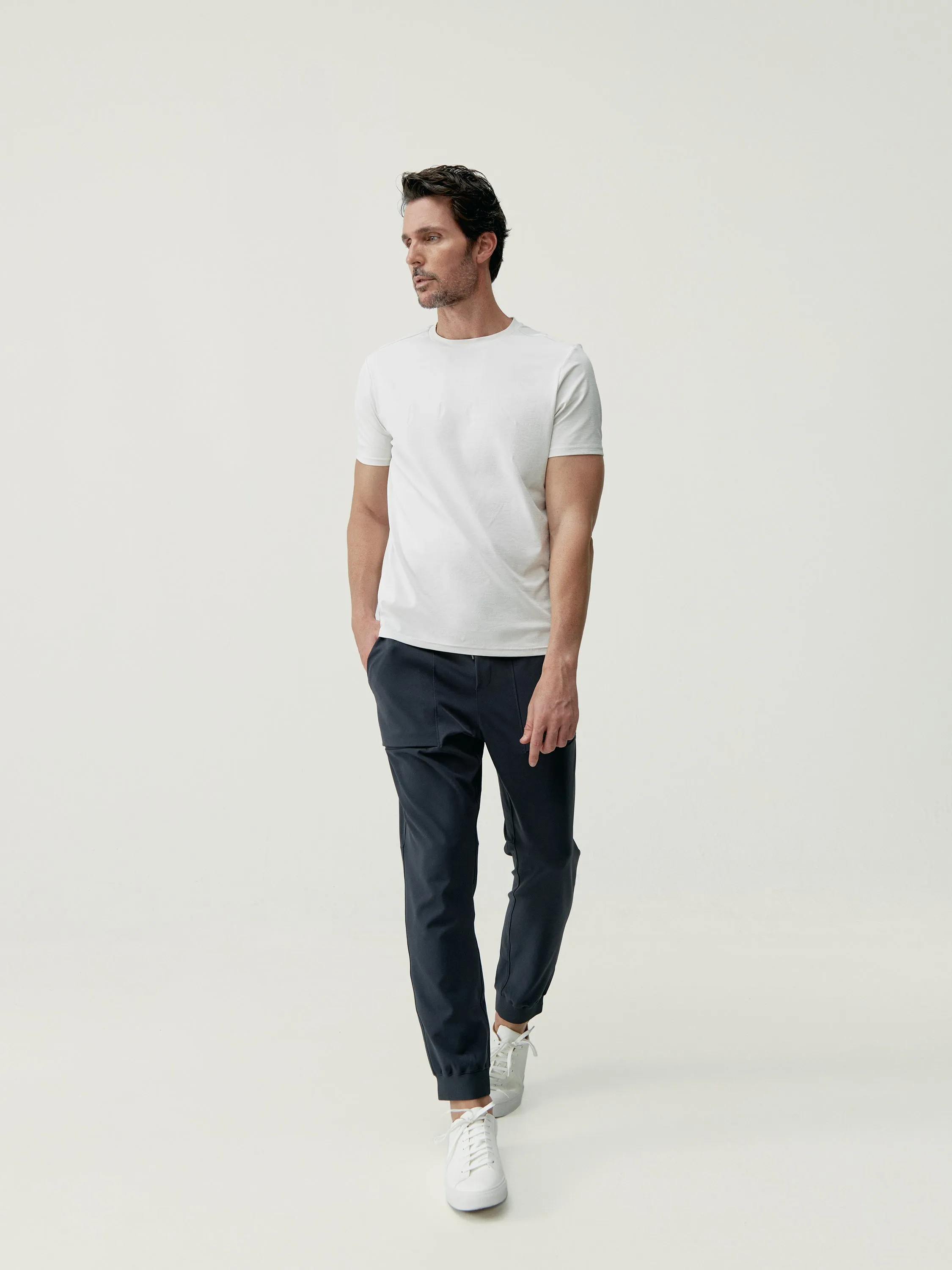 T-Shirt Melville White Chalk