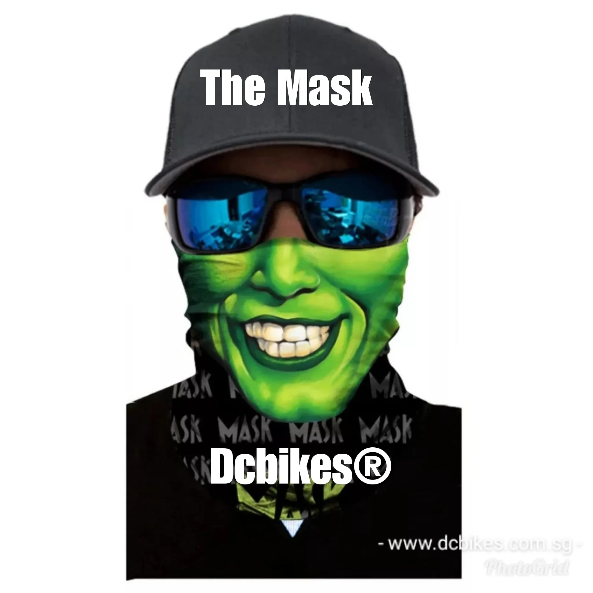 The Joker Skull Mask Half Face Bandana Scarf