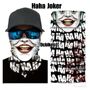 The Joker Skull Mask Half Face Bandana Scarf
