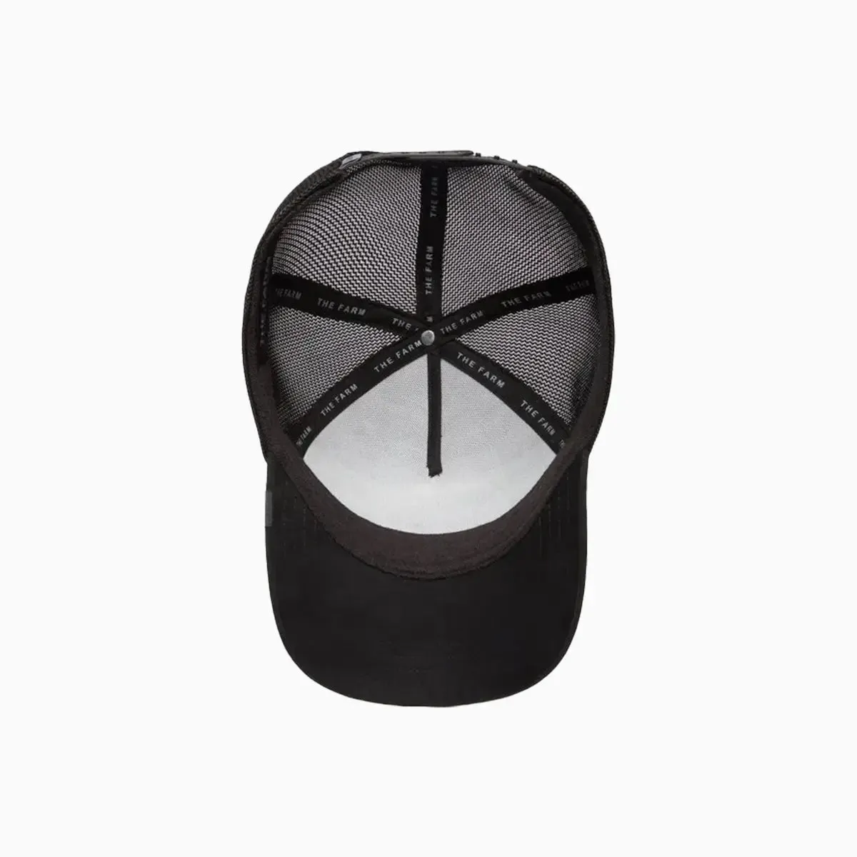 The Suede Panther Blacked Out Microsuede Trucker Hat