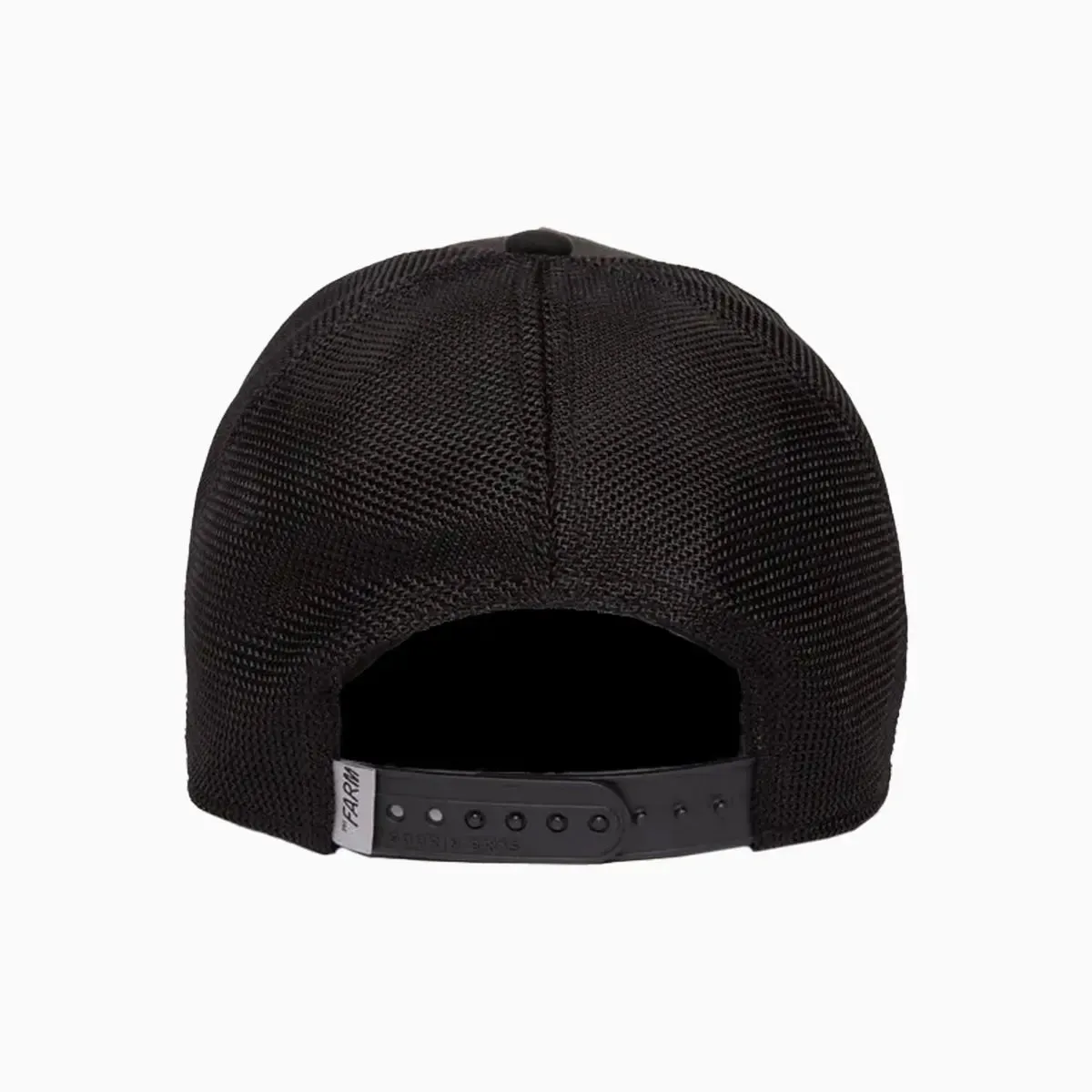 The Suede Panther Blacked Out Microsuede Trucker Hat