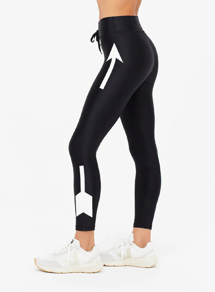 THE UPSIDE SUPER SOFT ARROW MIDI LEGGING
