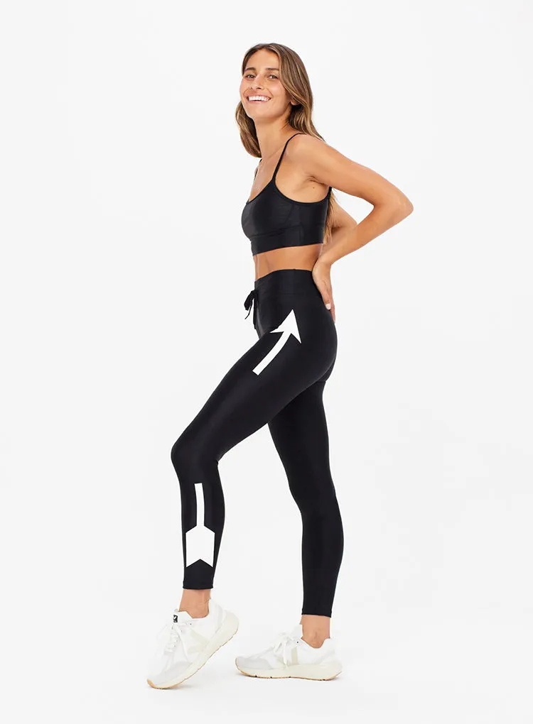 THE UPSIDE SUPER SOFT ARROW MIDI LEGGING