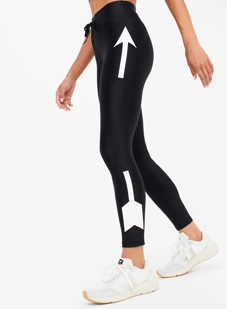 THE UPSIDE SUPER SOFT ARROW MIDI LEGGING
