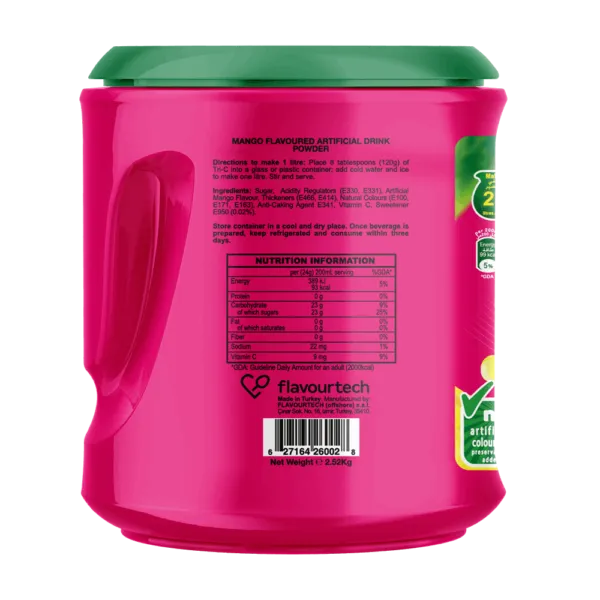 Tri-C Instant Mango Juice Drink Powder 2.52kg