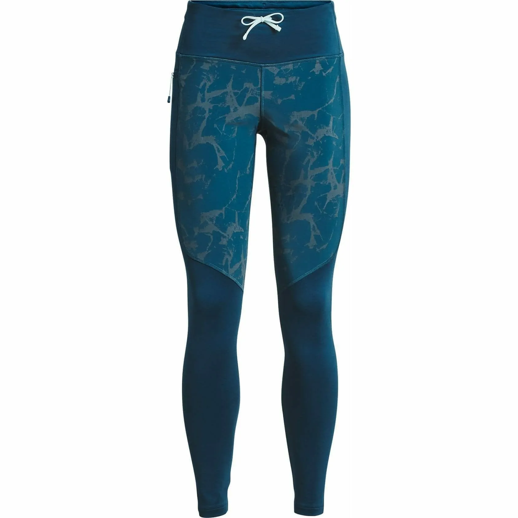 Under Armour OutRun The Cold Womens Long Running Tights - Blue