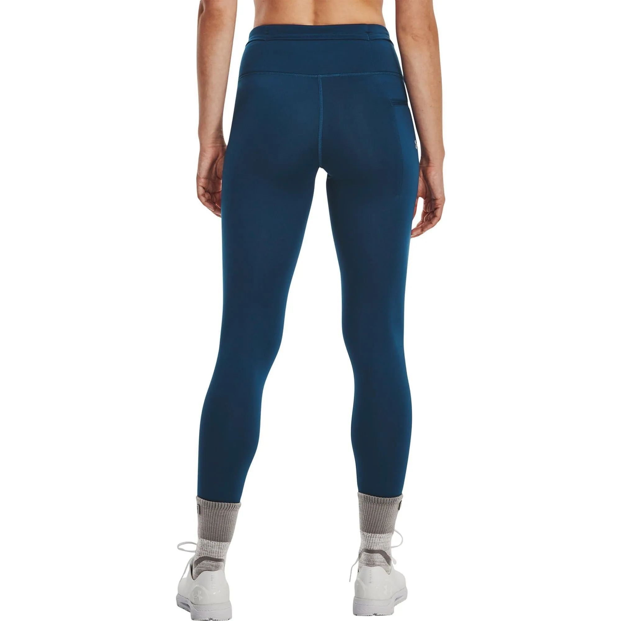 Under Armour OutRun The Cold Womens Long Running Tights - Blue