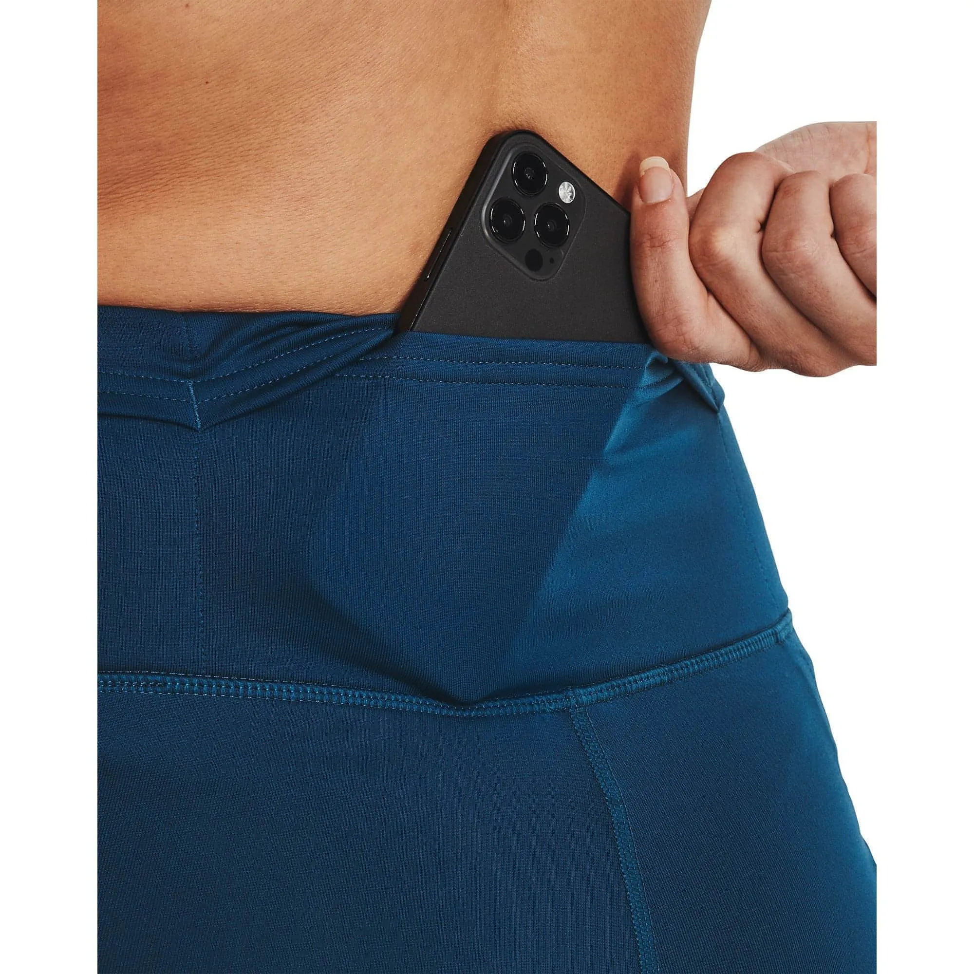Under Armour OutRun The Cold Womens Long Running Tights - Blue