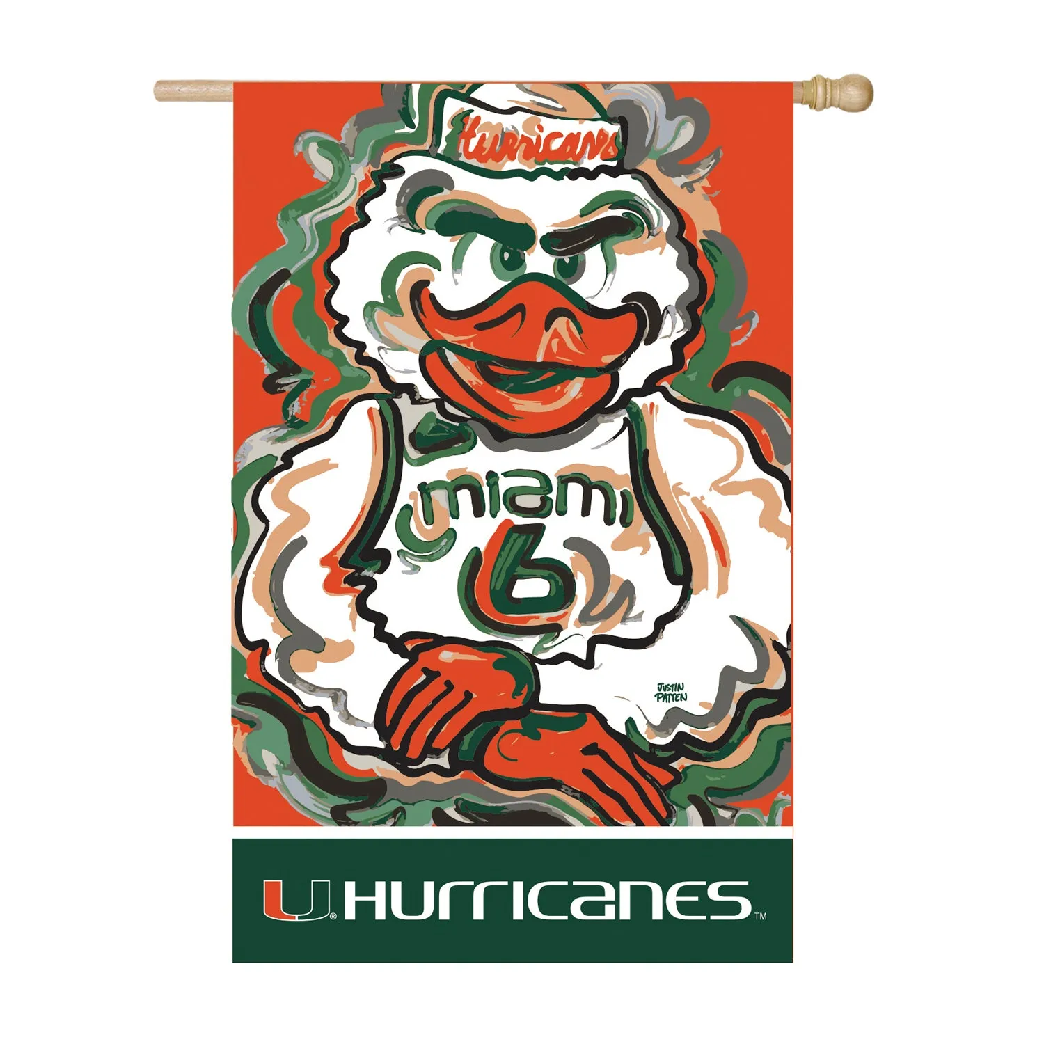 University of Miami, Suede REG Justin Patten,13s953jpa