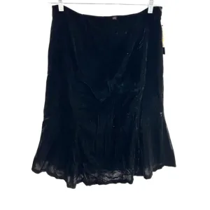Victor Costa NWT Womens Black Velvet Whimsygoth Fairy Skirt Size 12