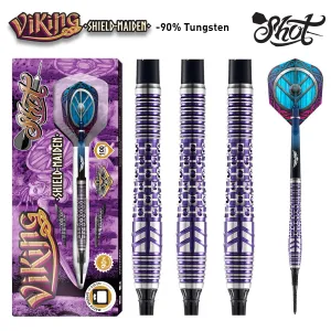 Viking Shield-Maiden Soft Tip Dart Set-90% Tungsten Barrels