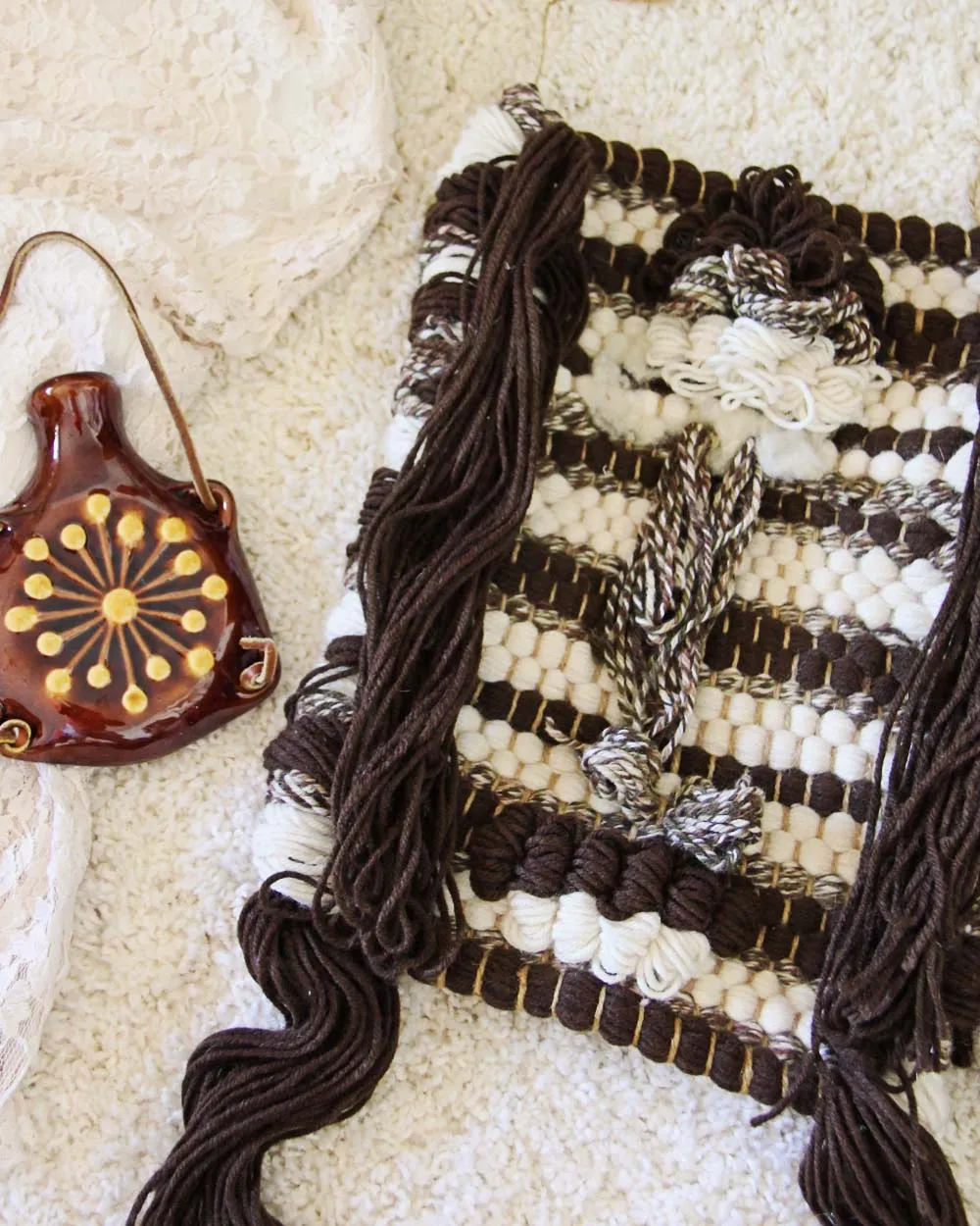 Vintage 70's Woven Wall Hanging