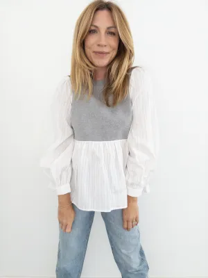 Waldorf Woven Layered Blouse