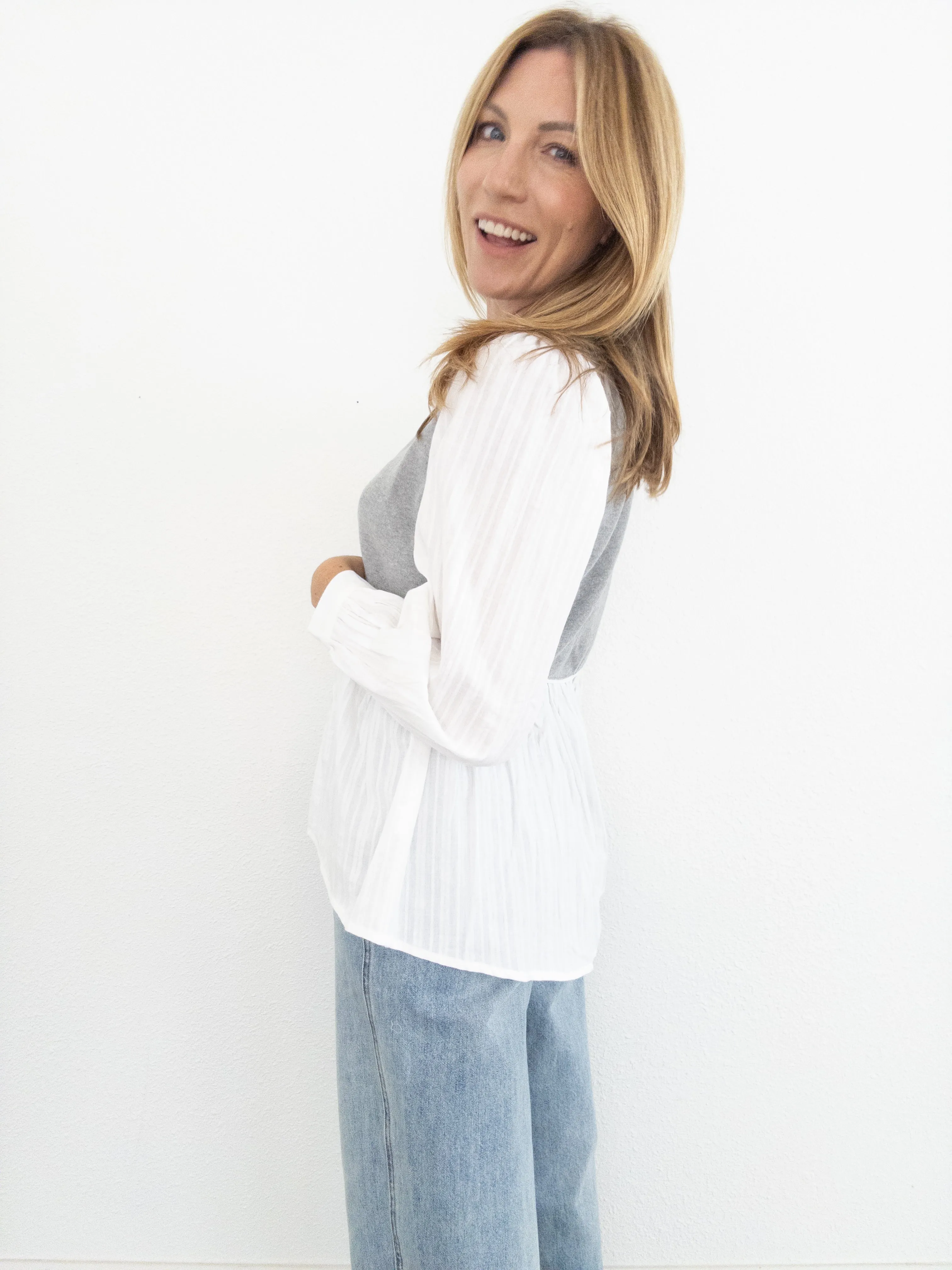 Waldorf Woven Layered Blouse