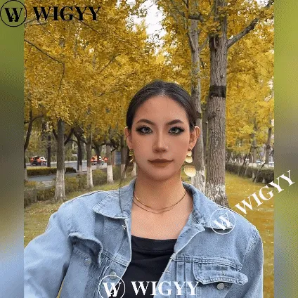 Wigyy  Ins Hot Hat Hair Extension Long Wavy Curly Black Hat Wig