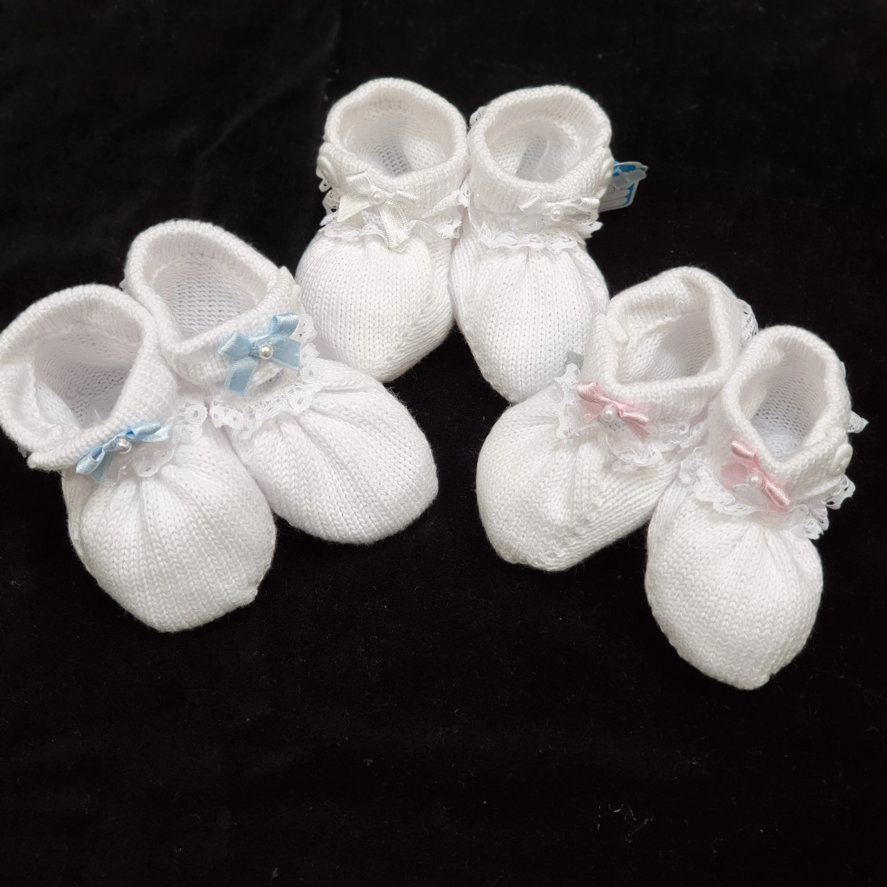 Will Beth Soft Knit pretty shoes - NB girls 6 styles