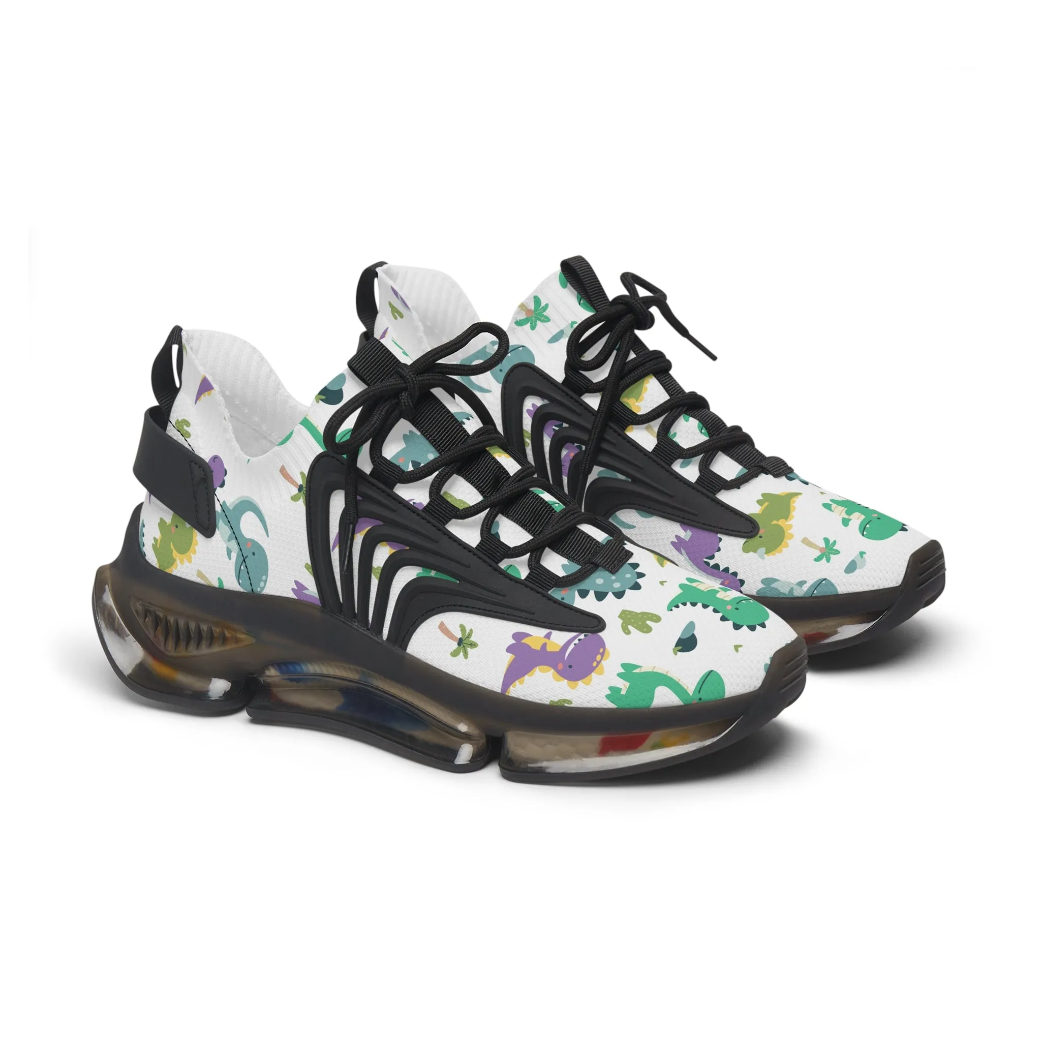 Women&#039;s Colorful Mesh Sneakers - Fun Floral Design