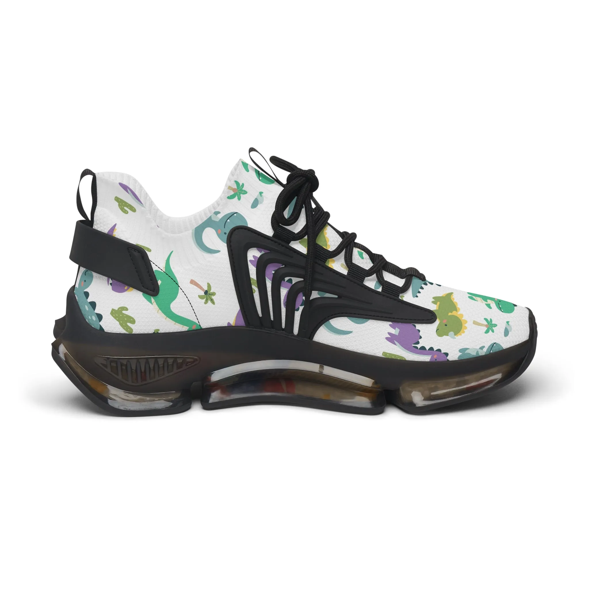 Women&#039;s Colorful Mesh Sneakers - Fun Floral Design
