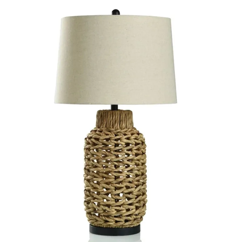 Woven Hyacinth Table Lamp