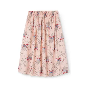 Woven Ladybug Skirt Rose
